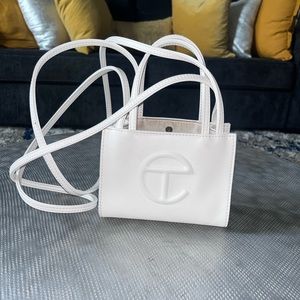 White telfar small bag